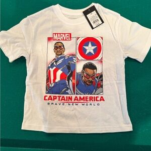 Marvel Red and Blue Graphic Tee